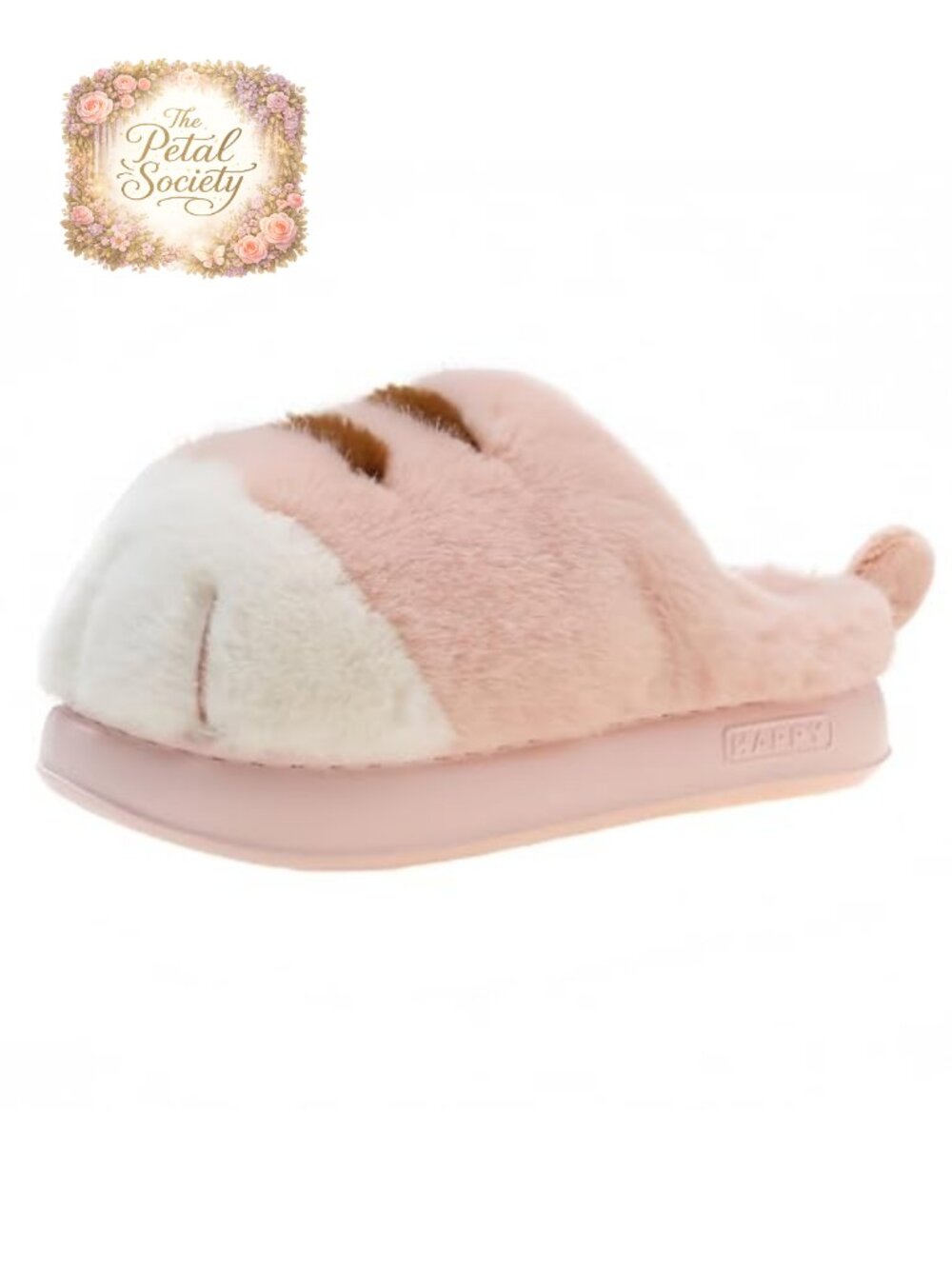 Fuzzy Plush Cat Paw Slippers Memory Foam Non Slip Indoor House Shoes